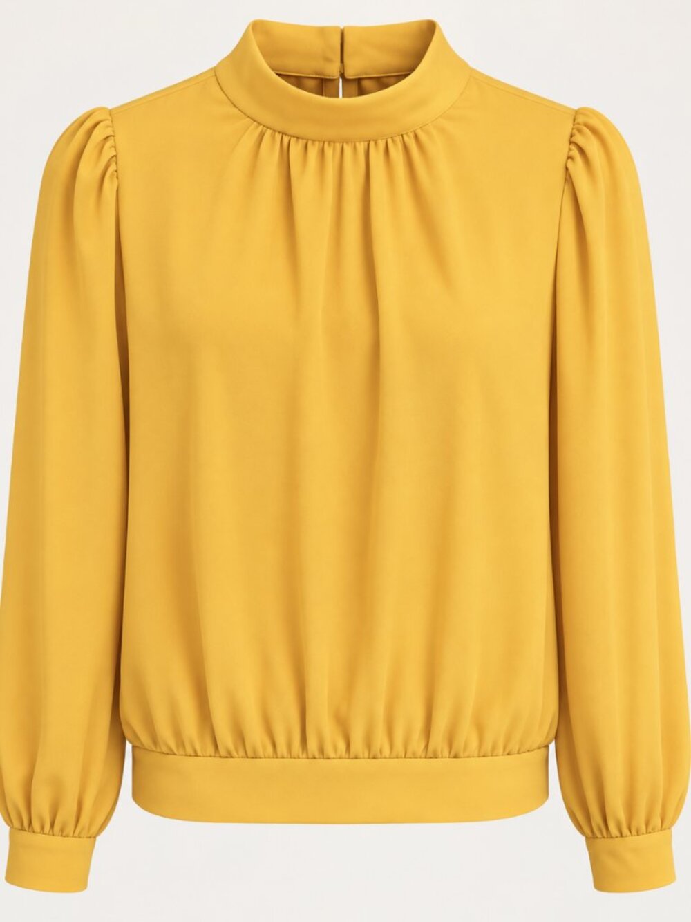 LOFT Mock Neck Blouse with Open‎ Back Detail - Size M - NWT